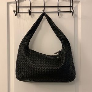 Black Woven Mini Jodi Bag (LARGE!)